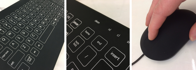 The ICP Medical Infection Prevention product line now includes an easy-to-clean keyboard and mouse suitable for all medical environments.